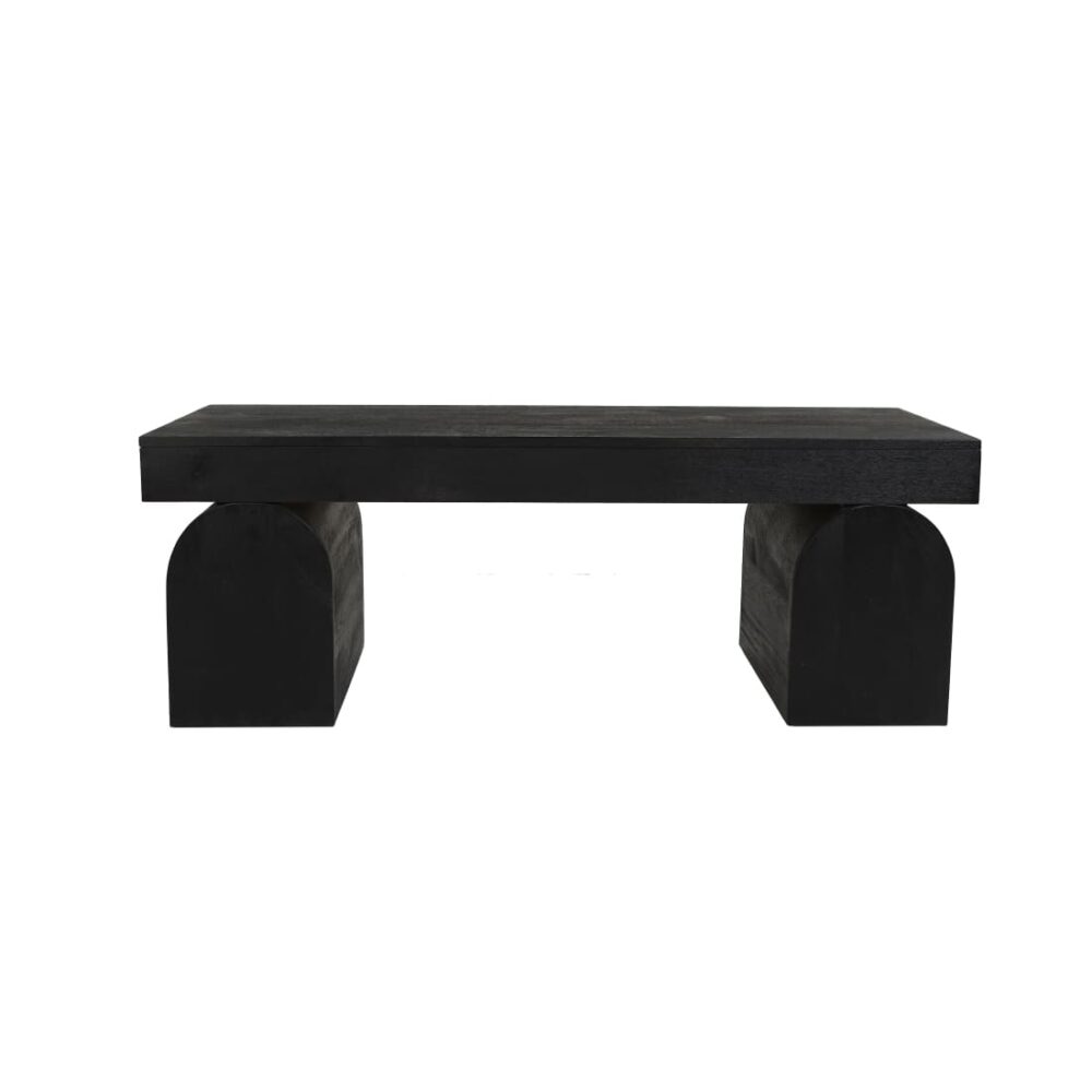 Living Room Bench In Black Colour
