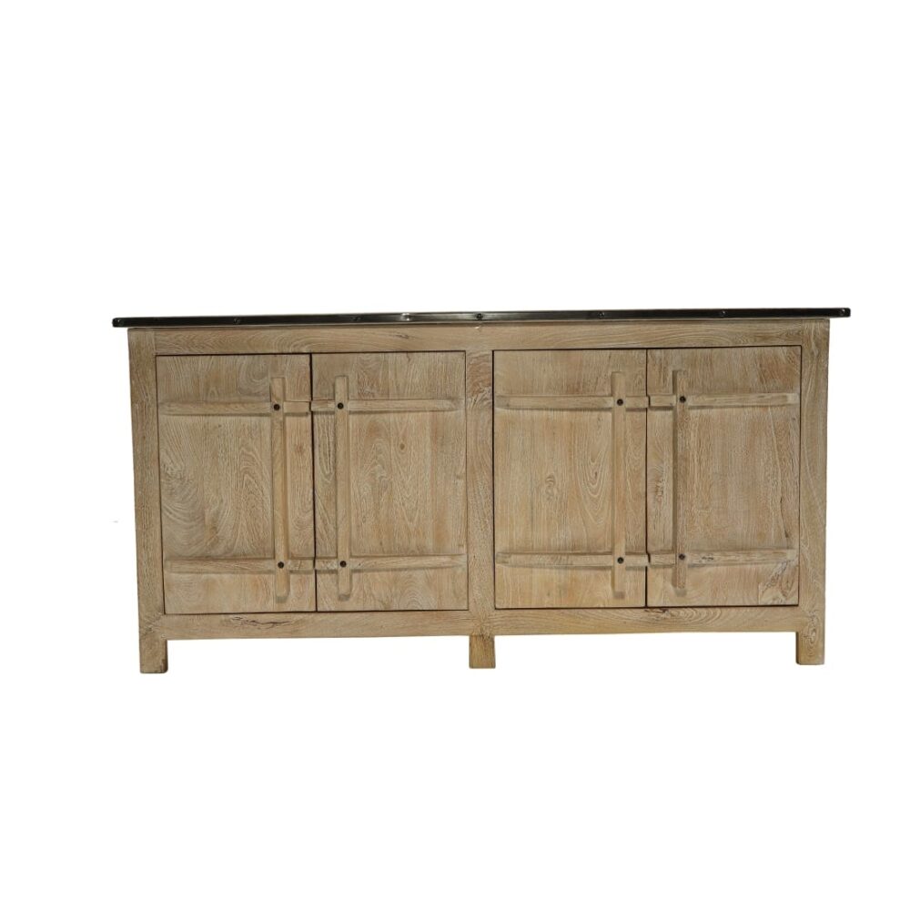 Accent Cabinet In Natural WhiteWash Colour