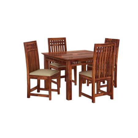 4 Seater Dining Set with 4 Chairs