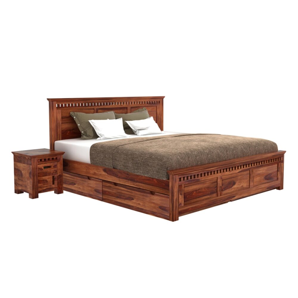 King Bed With Storage - Image 2