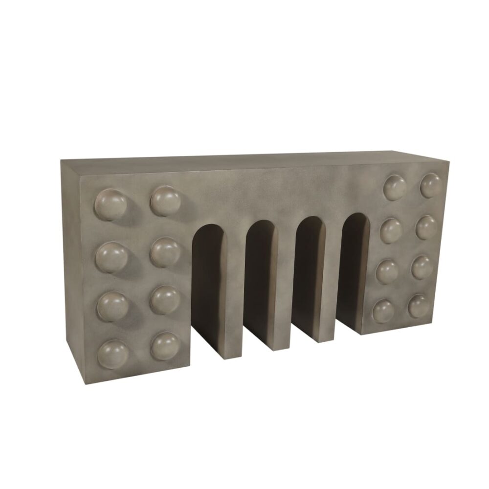 Living Room Console Table With Texture - Image 2