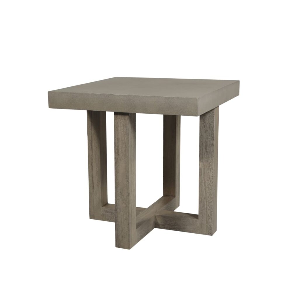 Living Room End Table With Texture - Image 2
