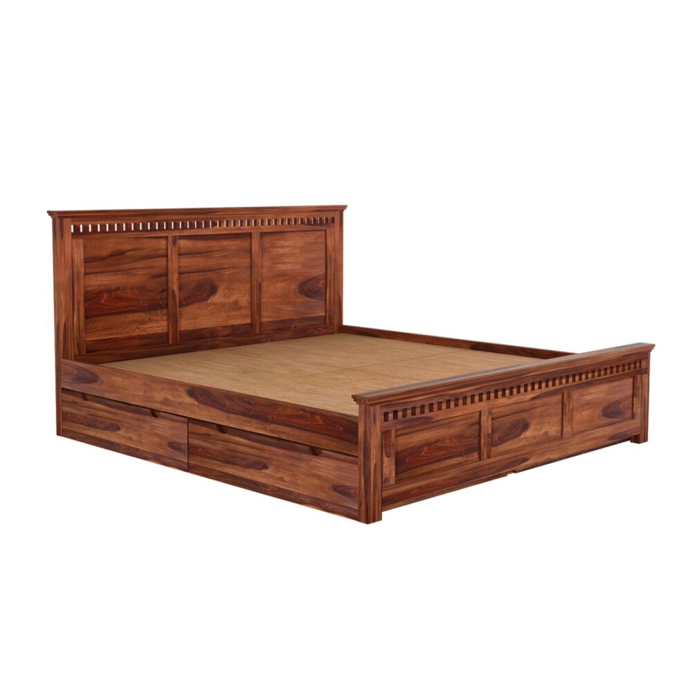 King Bed With Storage - Image 3