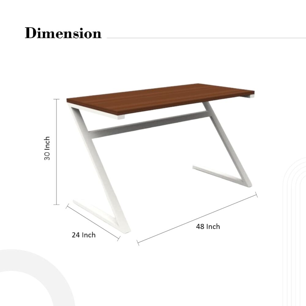 Study Table In Brown Colour - Image 3