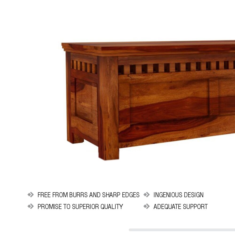 Sheesham Wood Trunk Box - Image 4
