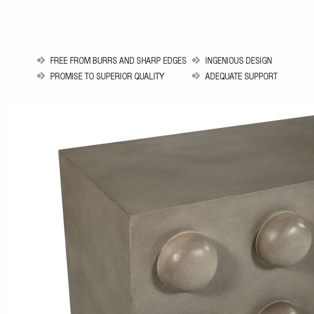 Living Room Console Table With Texture - Image 5