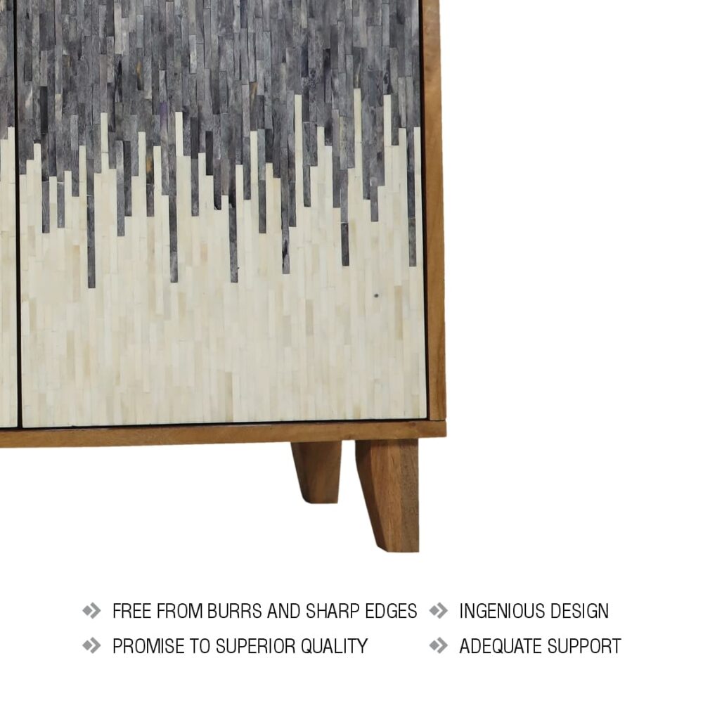 3 Door Bone Sideboard - Image 5