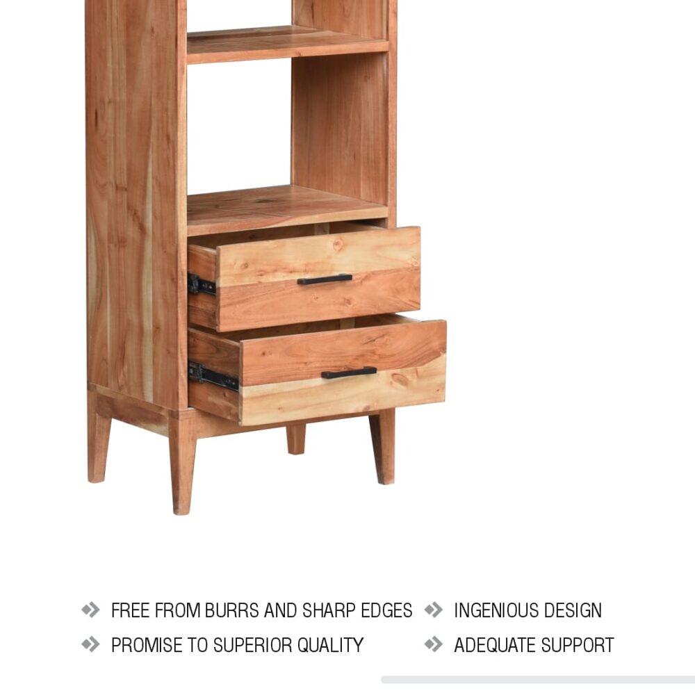 Bookcase In Natural Brown Colour - Image 5