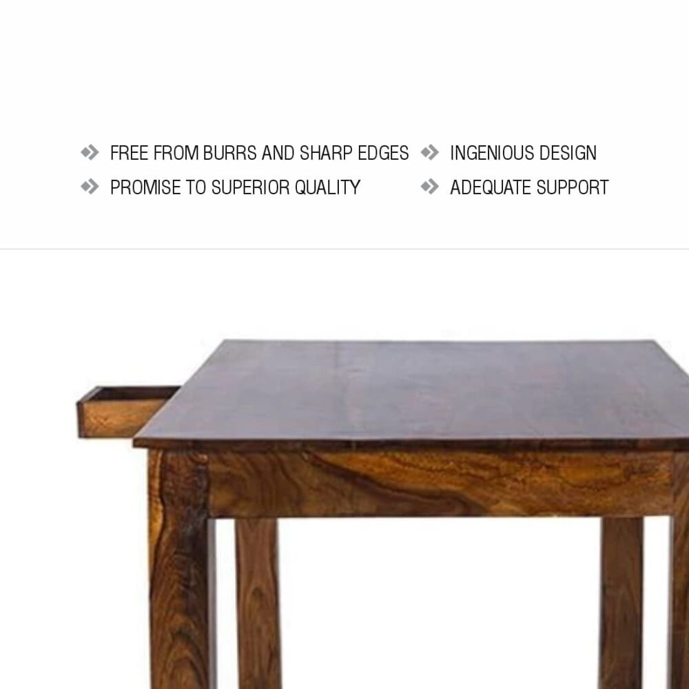 Dining Table In Honey Brown Colour - Image 5