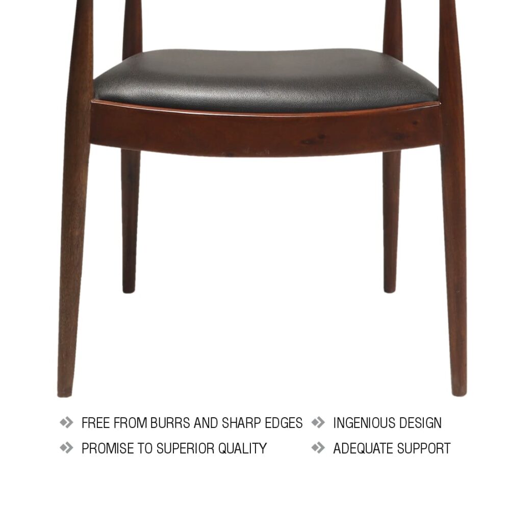 Dining Chair In Honey Finish Colour - Image 5