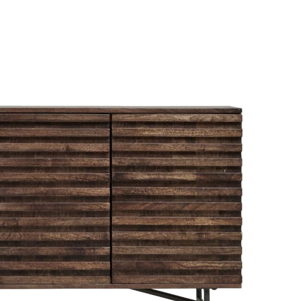 Brown Distressed Sideboard for Your Living Room - Image 2