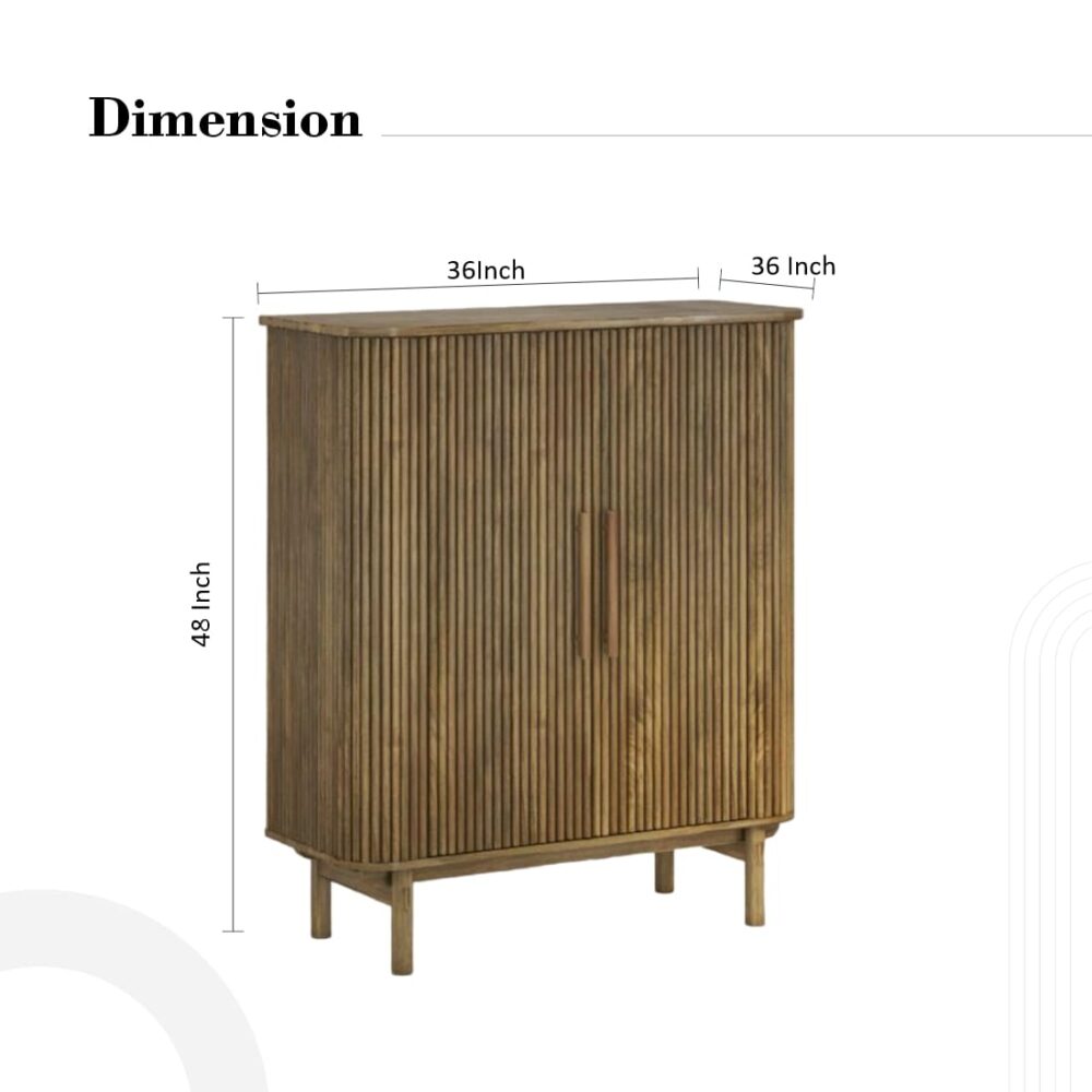 2 Door Dresser Cabinet - Image 3