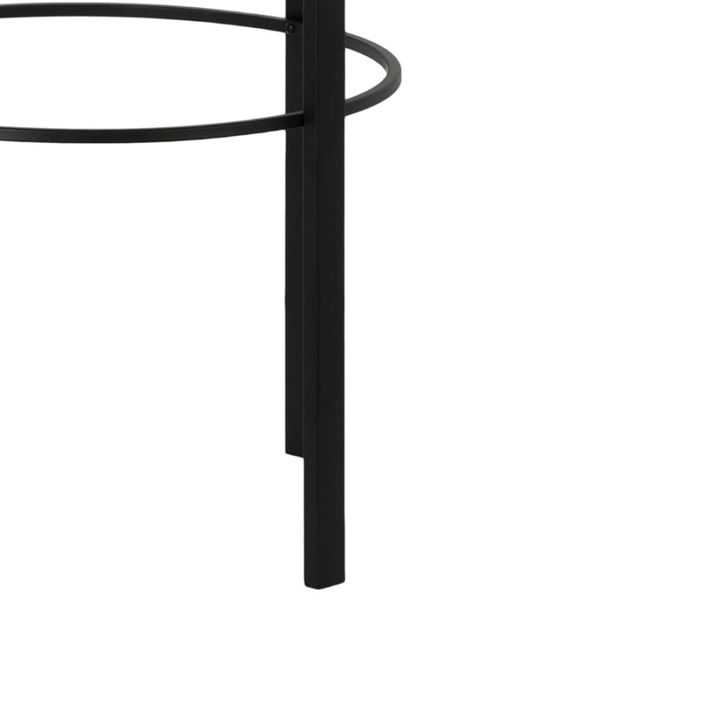Marble And Iron Side Accent Table - Image 3