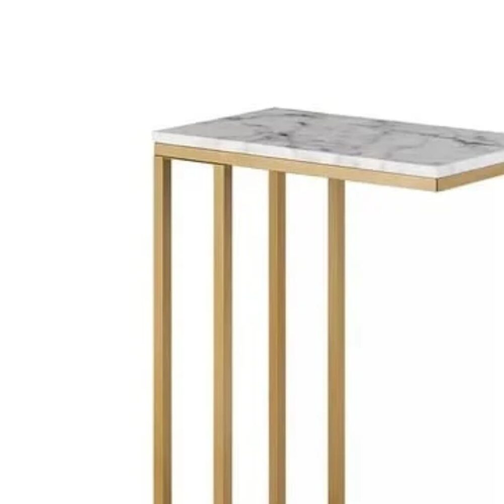 Marble Side Accent C Table - Image 3