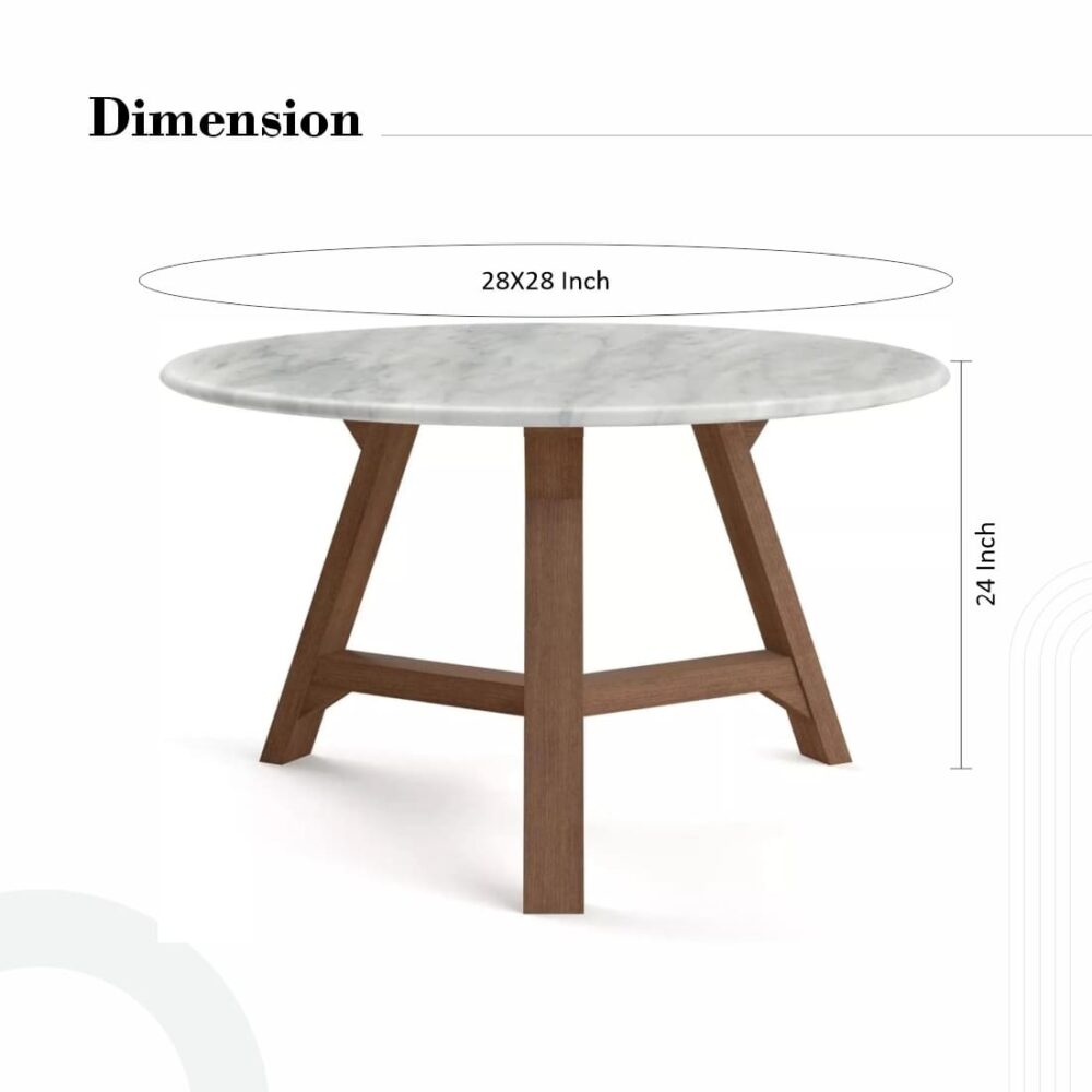 Marble Top Coffee Table - Image 5