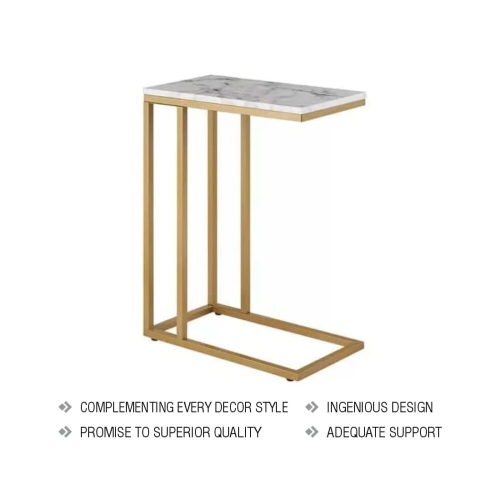 Marble Side Accent C Table - Image 5